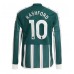 Manchester United Marcus Rashford #10 Borta matchtröja 2023-24 Långärmad Billigt